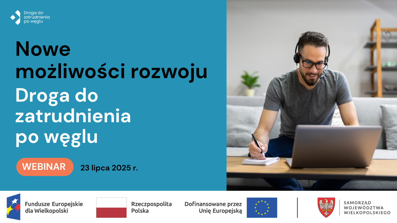 Mężczyzna siedzi przed ekranem laptopa.