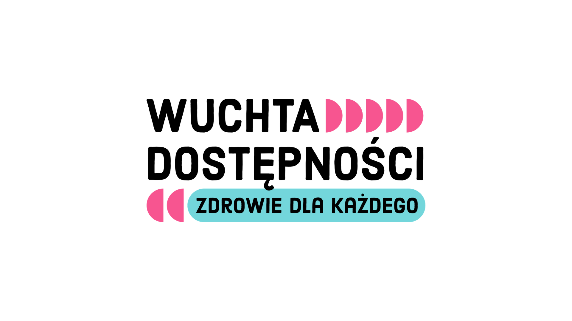 Logo Wuchta Dostępności; zdrowie dla każdego.