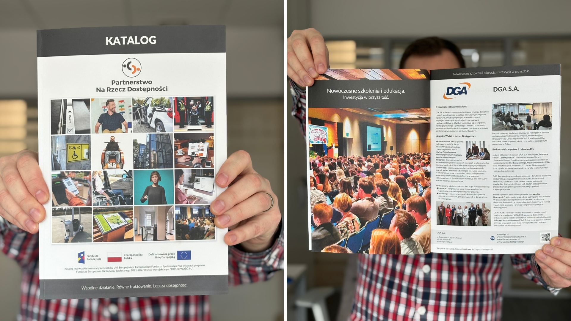 Okładka Katalogu Partnerstwa na rzecz dostępności